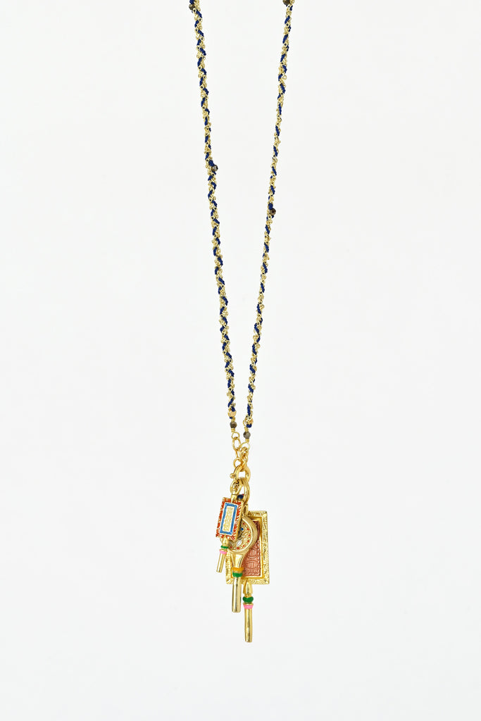 No.804 Gold Navy Necklace