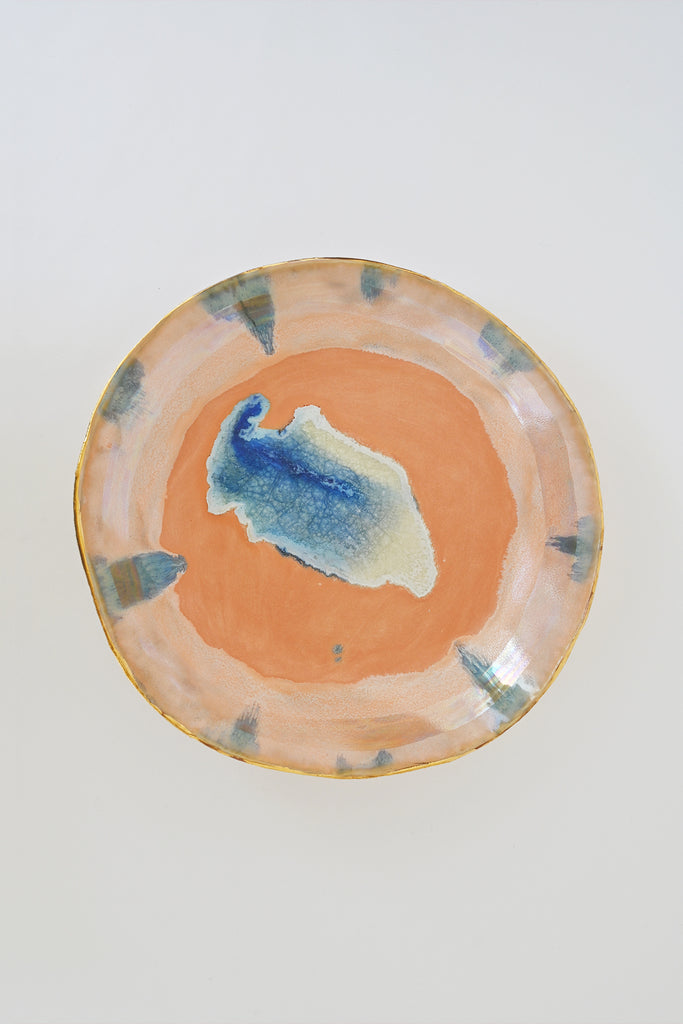 Extra Large Tangerine Dream Iceland Bowl Minh Singer at Abacus Row Handmade Jewelry