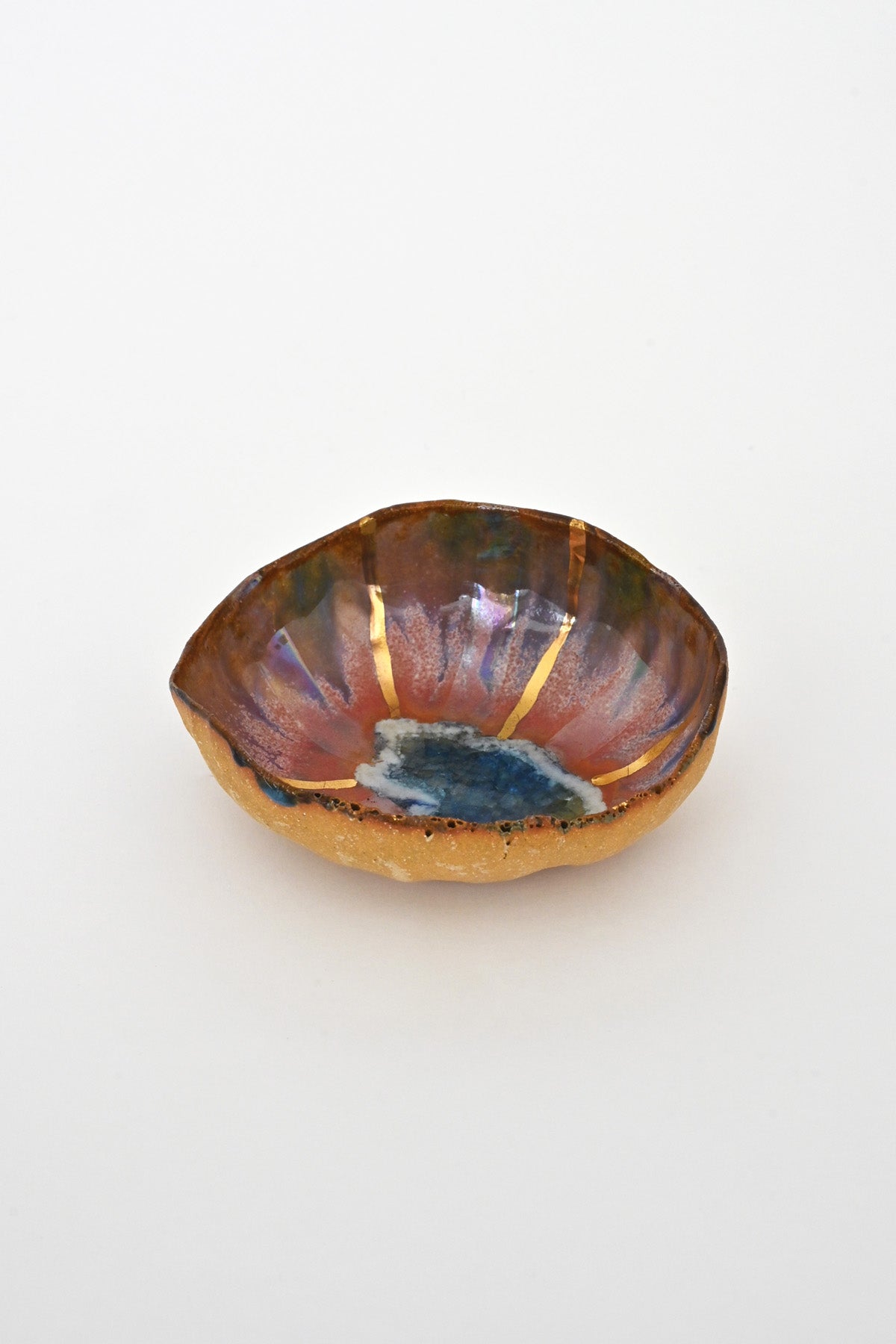 Iceland Pink Aurora Extra Small Dish by Minh Singer at Abacus Row Handmade Jewelry