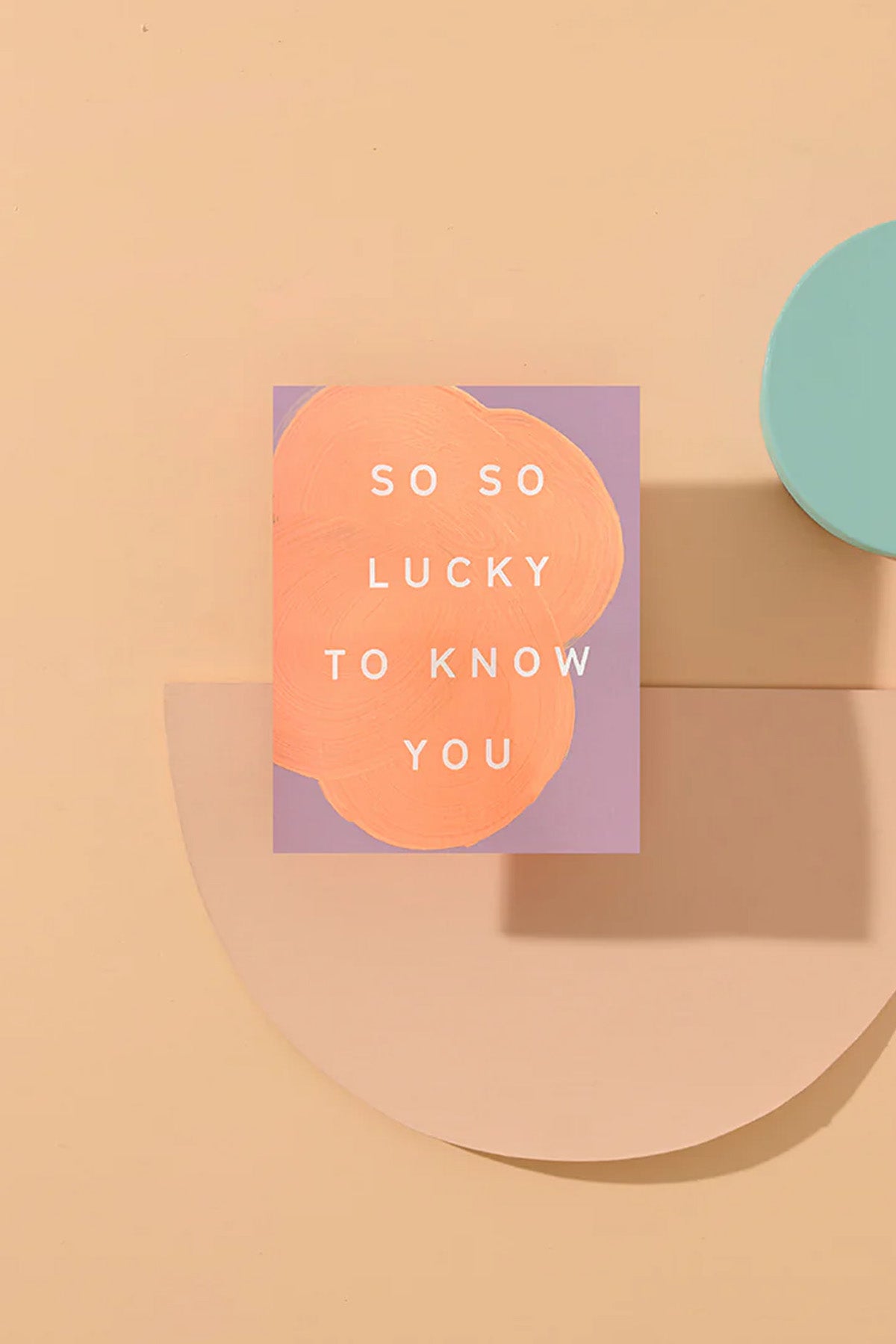 So So Lucky Card by Moglea at Abacus Row Handmade Jewelry