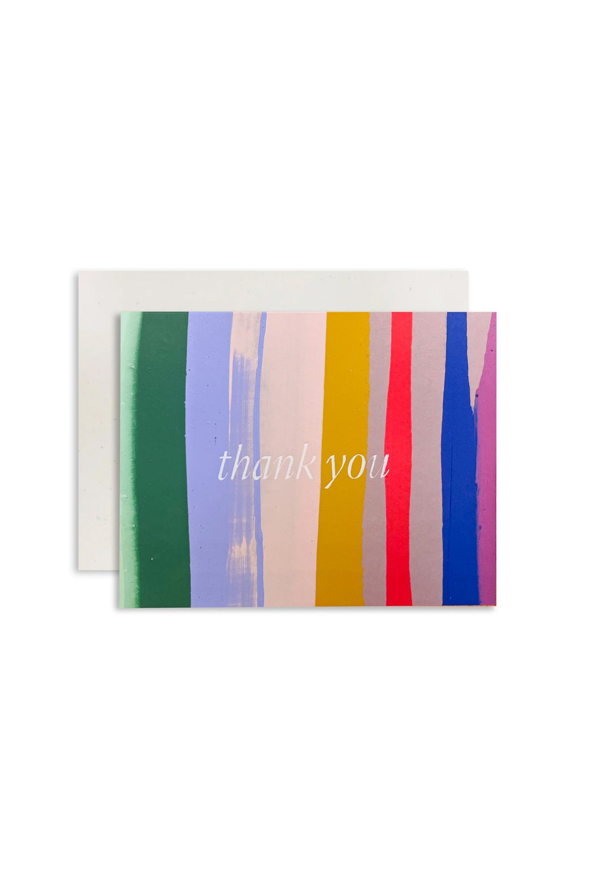 Stripe Thank You Card by Moglea at Abacus Row Handmade Jewelry