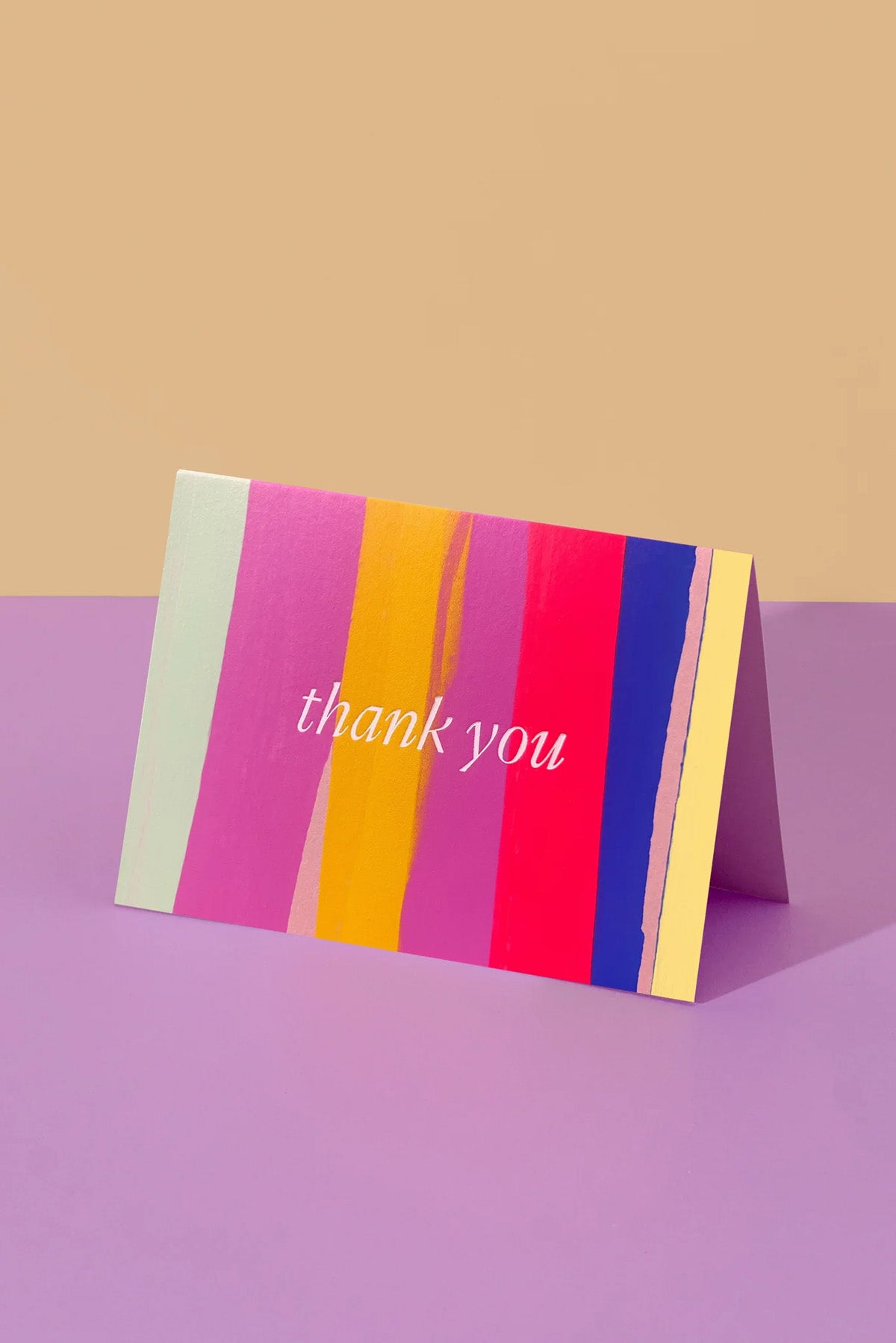 Stripe Thank You Card by Moglea at Abacus Row Handmade Jewelry