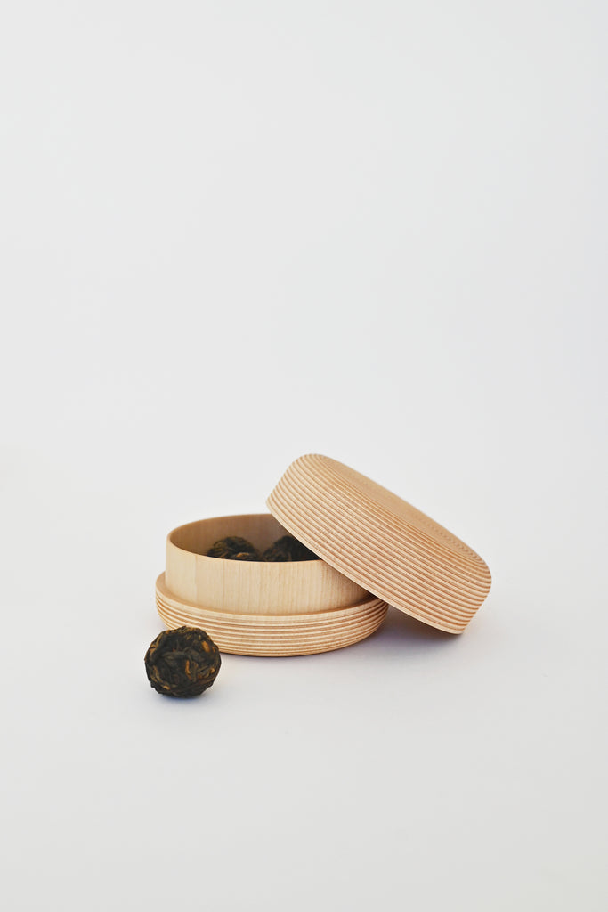 Natural So Karmi Tea Canister from Morihata at Abacus Row Jewelry