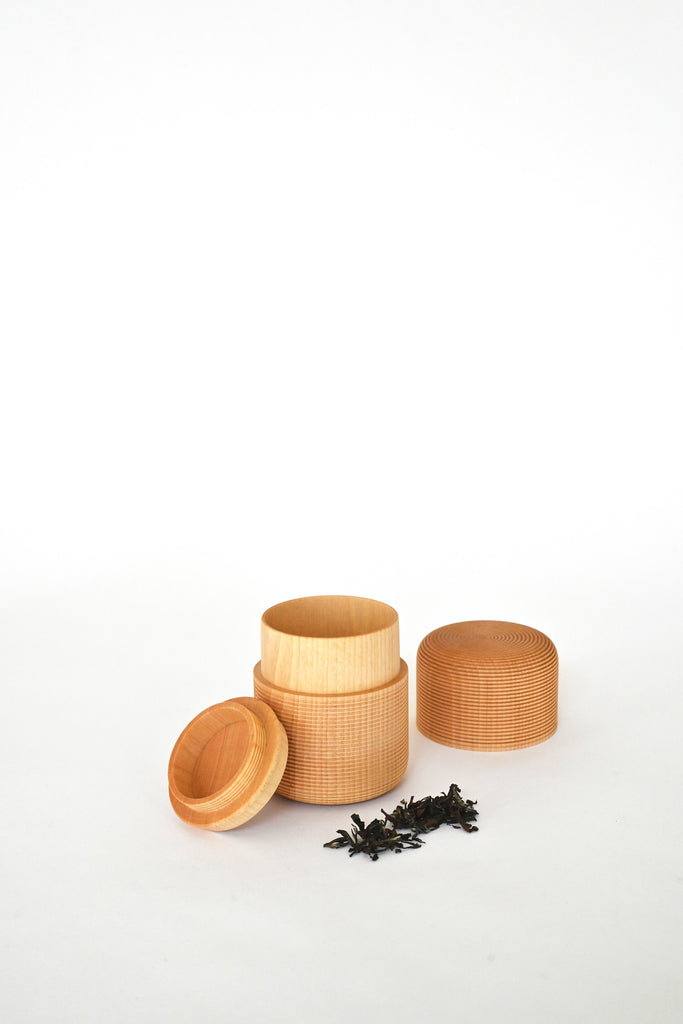 Karmi Tea Canister, Tawara - Natural