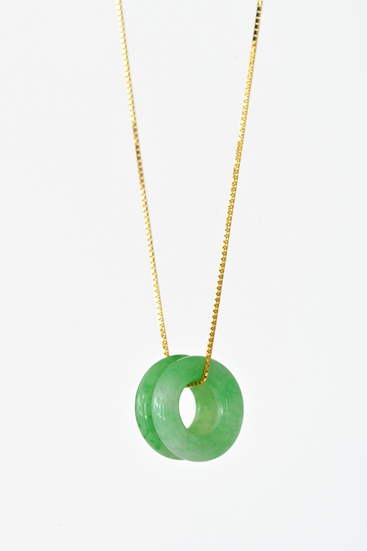 Ping An Kou Jade Pendant Necklace No. 1 at Abacus Row Jewelry