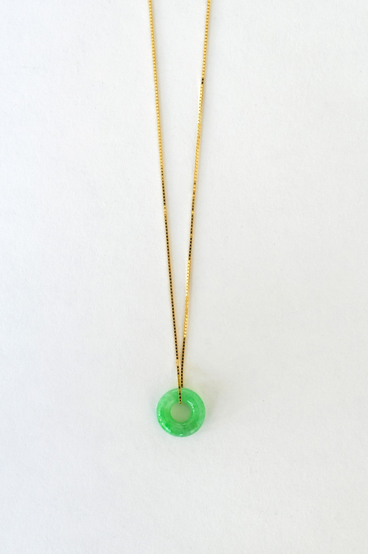 Ping An Kou Jade Pendant Necklace No. 2 at Abacus Row Jewelry