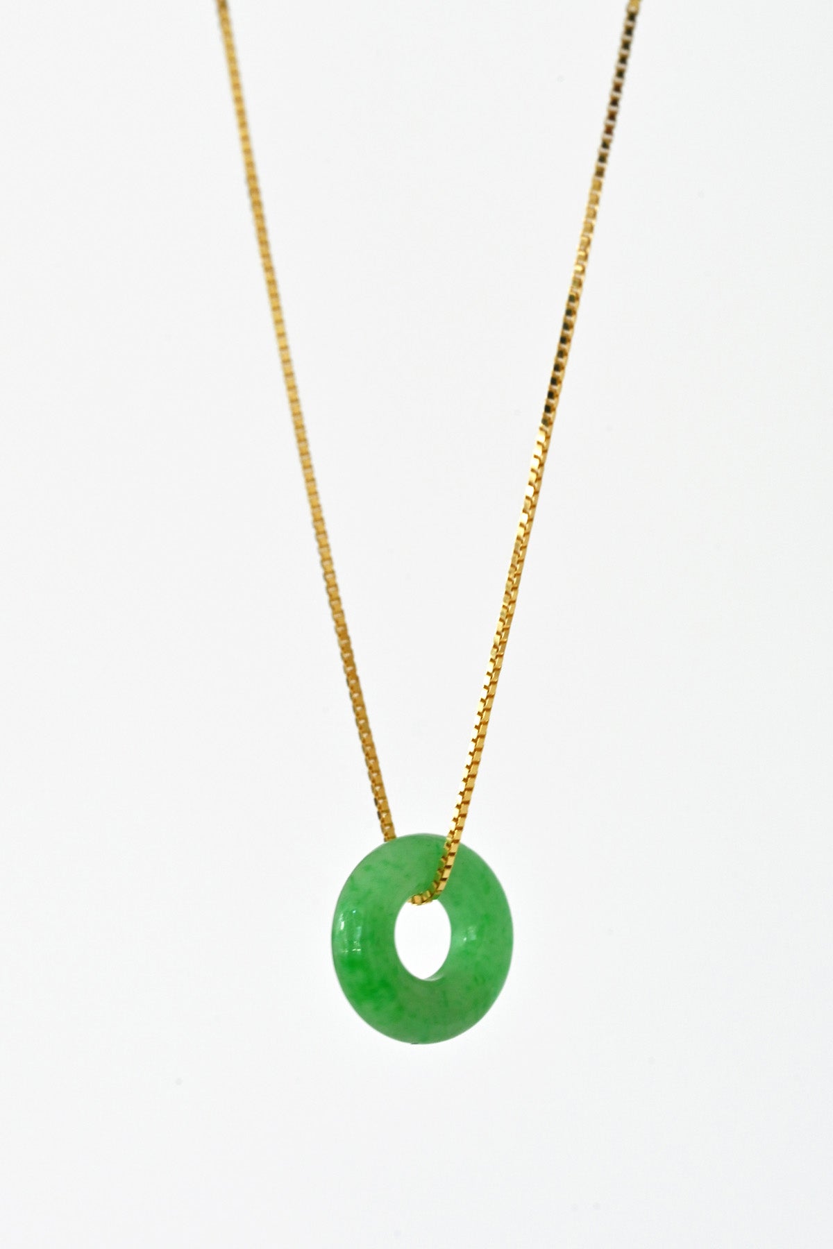 Ping An Kou Jade Pendant Necklace No. 2 at Abacus Row Jewelry