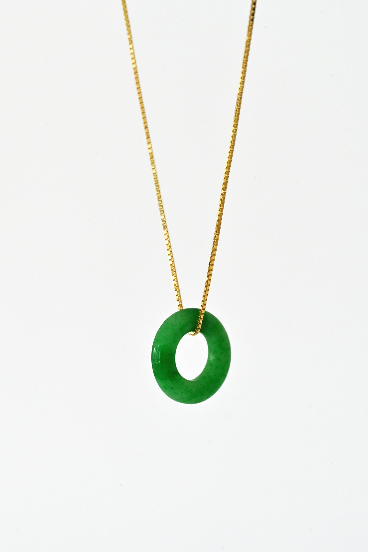 Ping An Kou Jade Pendant Necklace No. 4 at Abacus Row Jewelry