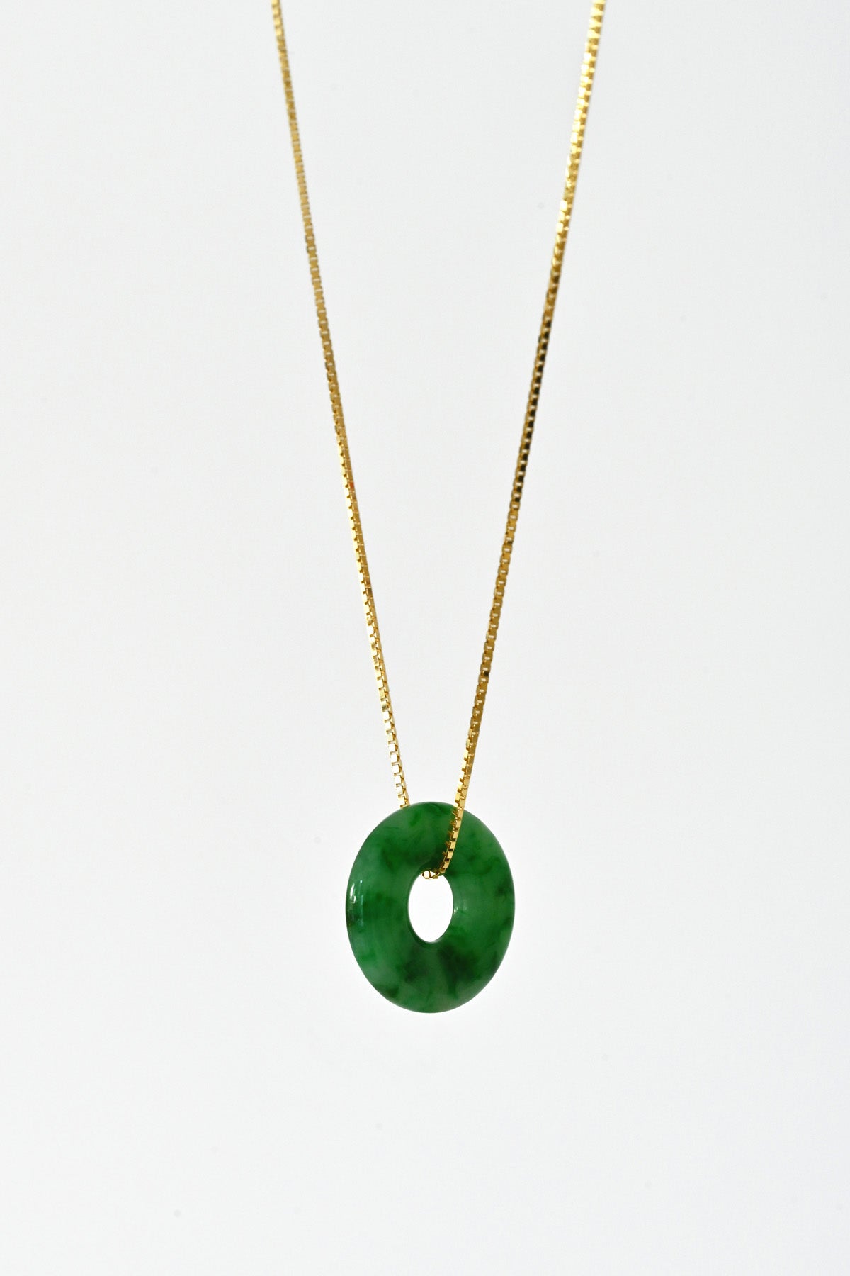 Ping An Kou Jade Pendant Necklace No. 6 at Abacus Row Jewelry