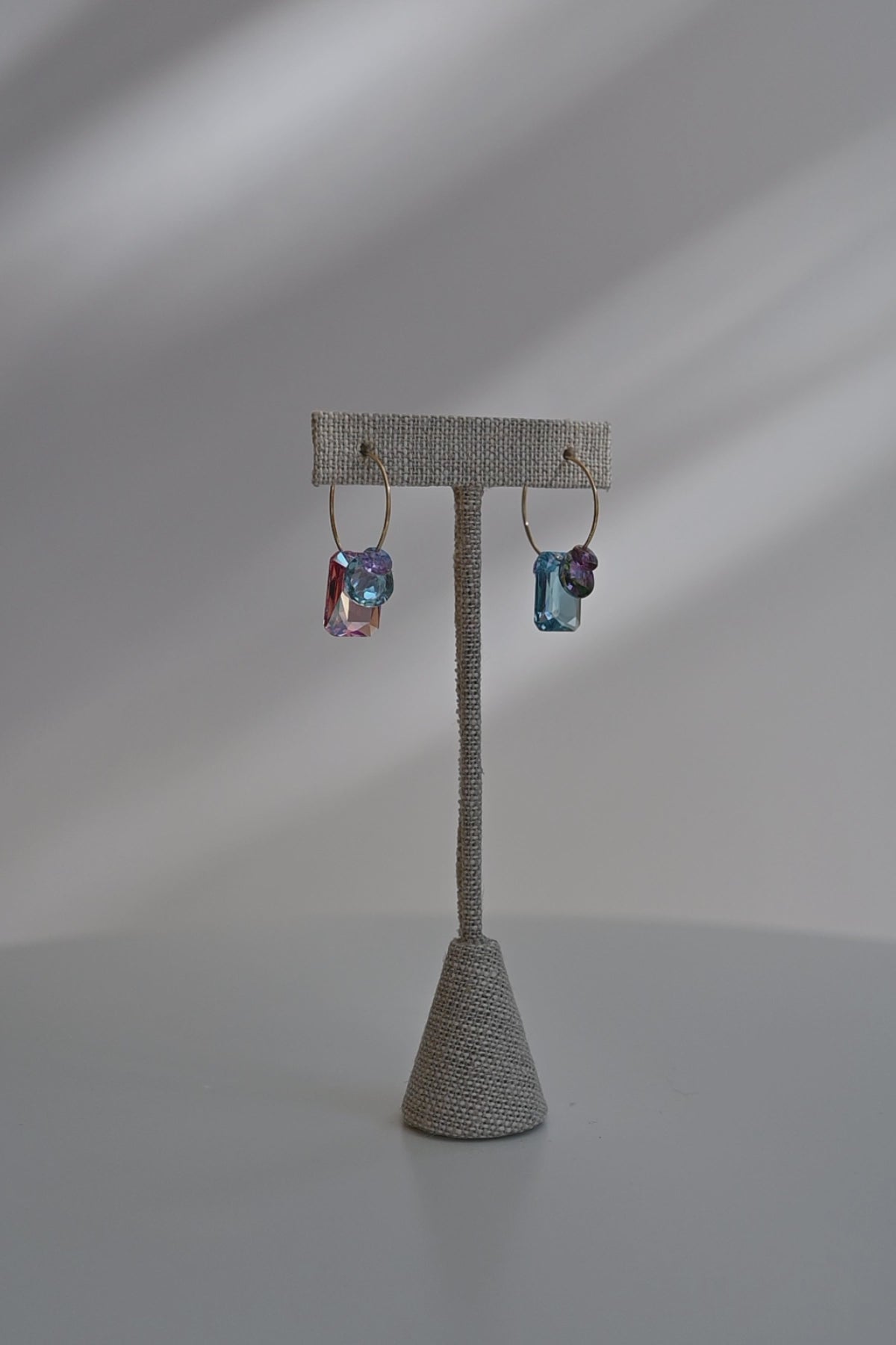 Sweet Pea Hoop Earrings No 12 in the Garden Collection at Abacus Row Handmade Jewelry