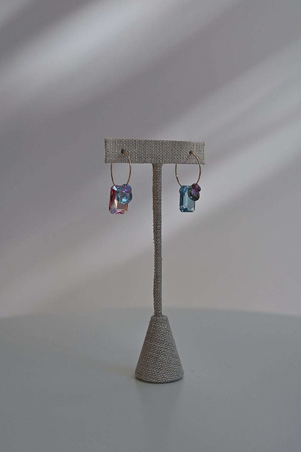 Sweet Pea Hoop Earrings No 12 in the Garden Collection at Abacus Row Handmade Jewelry