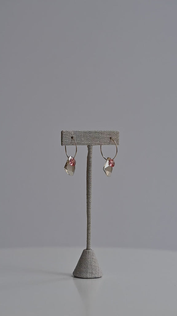 Ginger Hoop Earrings No 2 in the Garden Collection at Abacus Row Handmade Jewelry