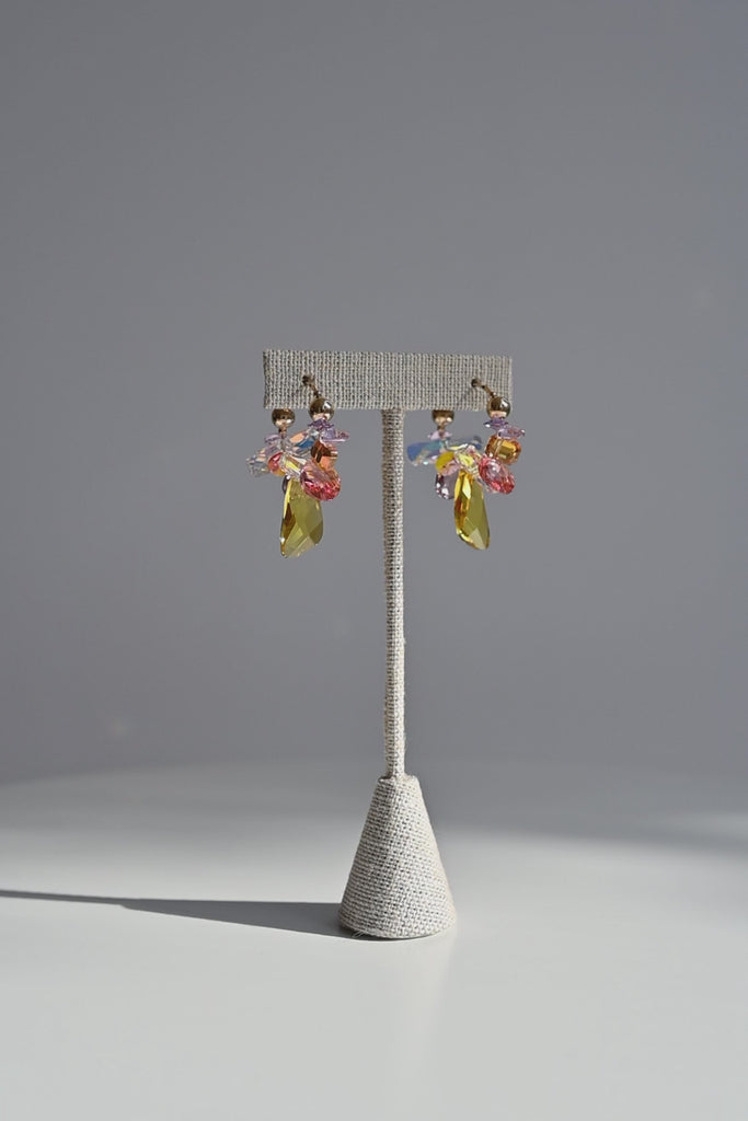 Mimosa Earrings in the Garden Collection at Abacus Row Handmade Jewelry