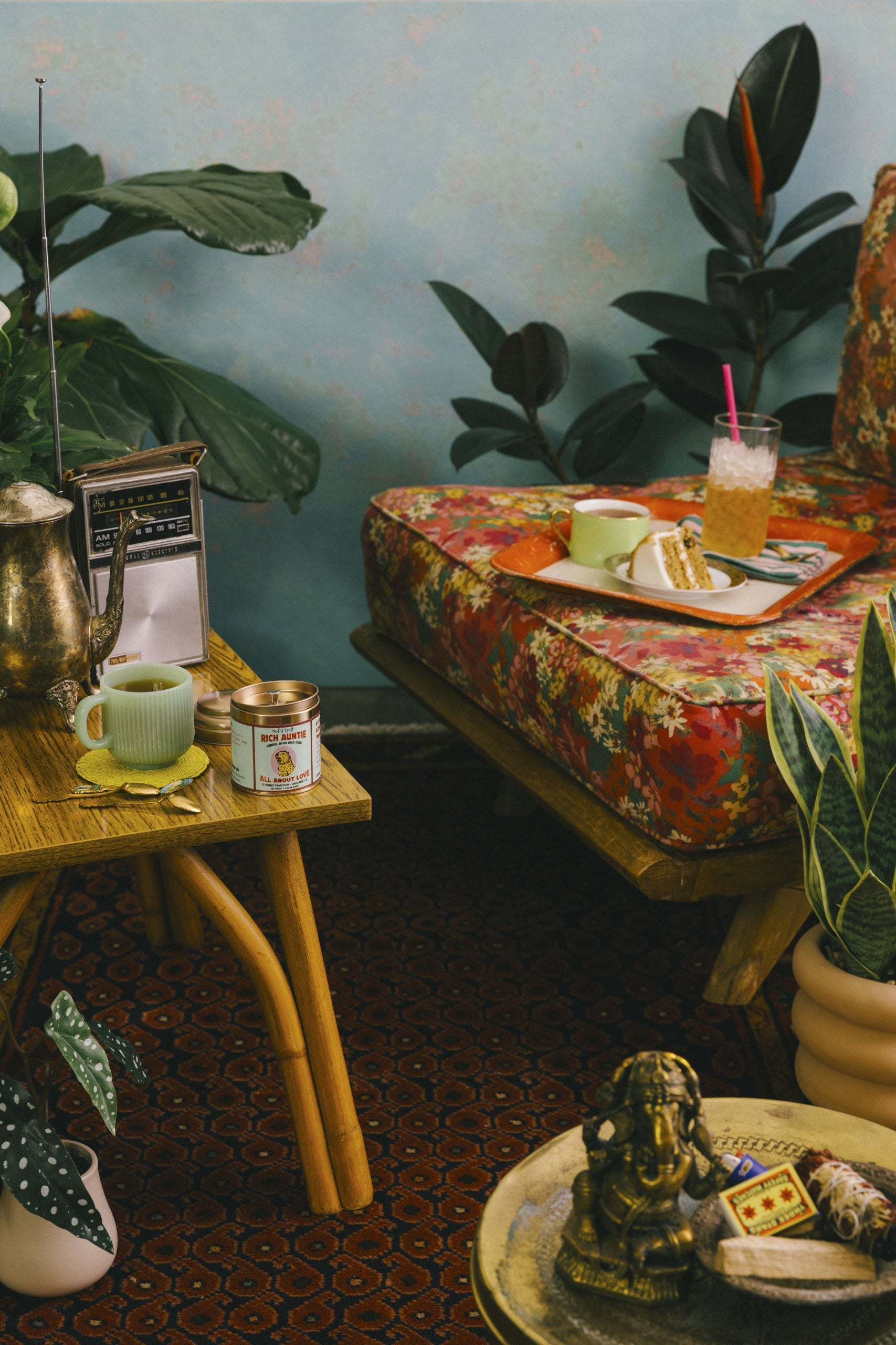 Styled All About Love Herbal Chai by Rich Auntie at Abacus Row Jewelry