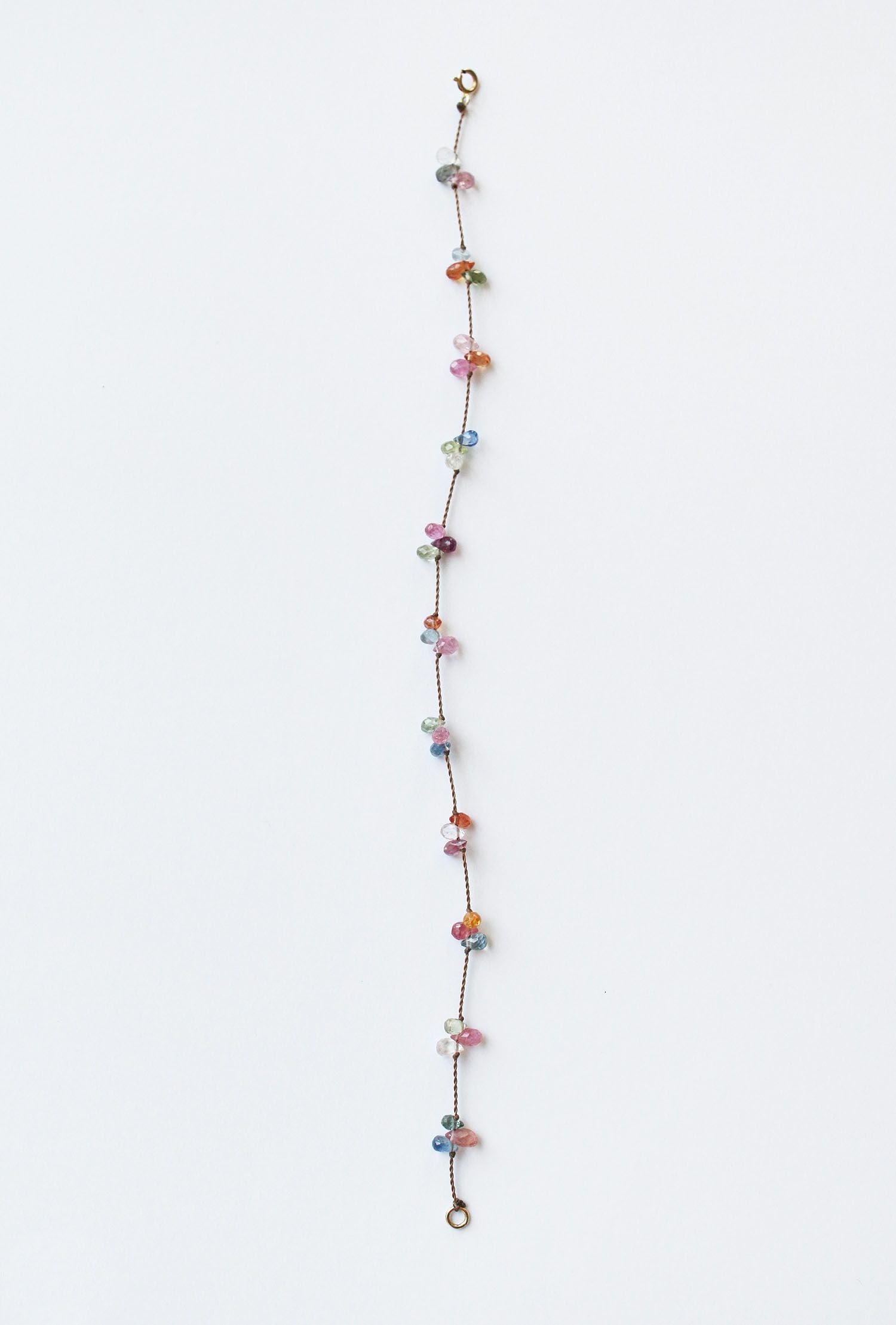 Rainbow Sapphires Berry Bracelet by See Real Flowers at Abacus Row Handmade Jewelry