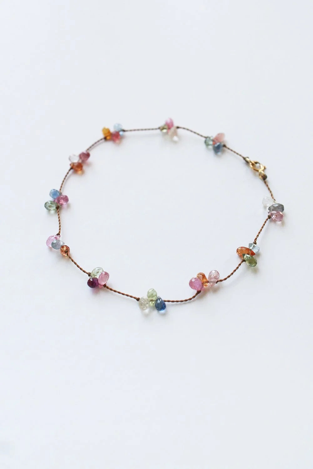Rainbow Sapphires Berry Bracelet by See Real Flowers at Abacus Row Handmade Jewelry