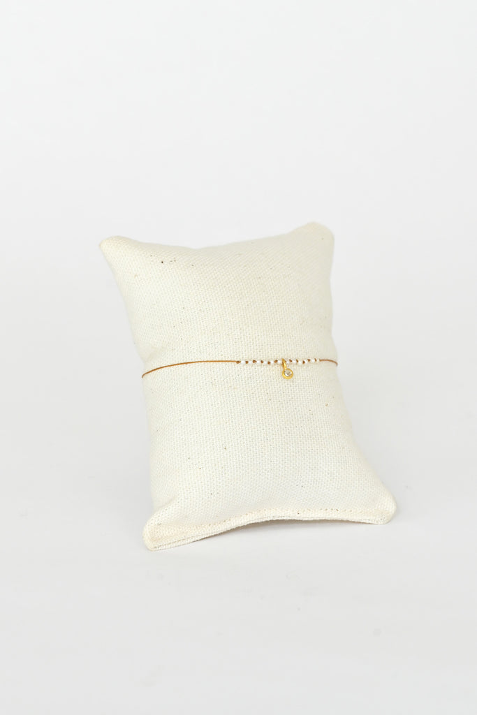 Flore Bracelet with Diamond - Pearl