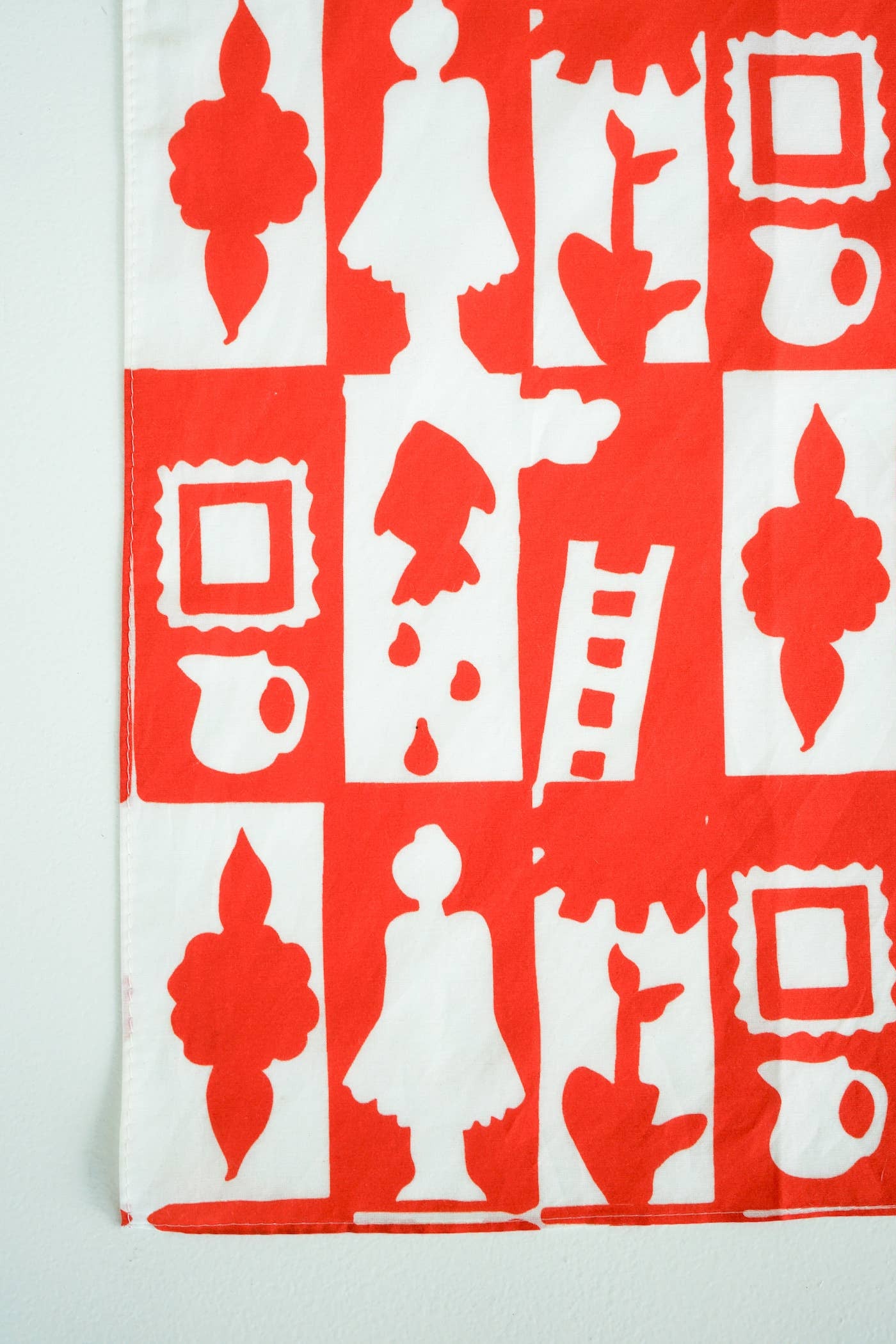 Corner Detail of the Apple Jack Bandana by State The Label at Abacus Row Handmade Jewelry