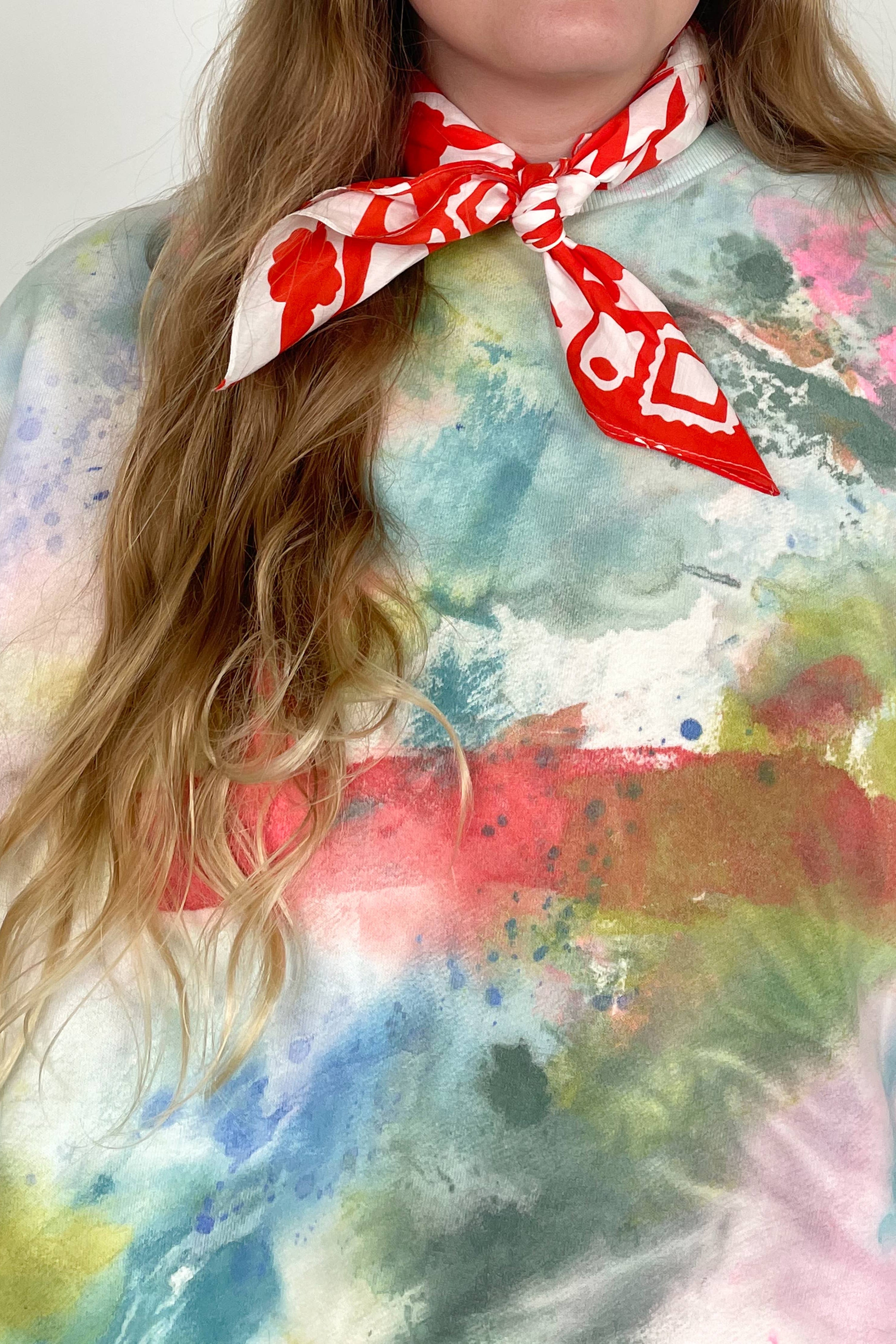 Neck Scarf Apple Jack Bandana by State The Label at Abacus Row Handmade Jewelry