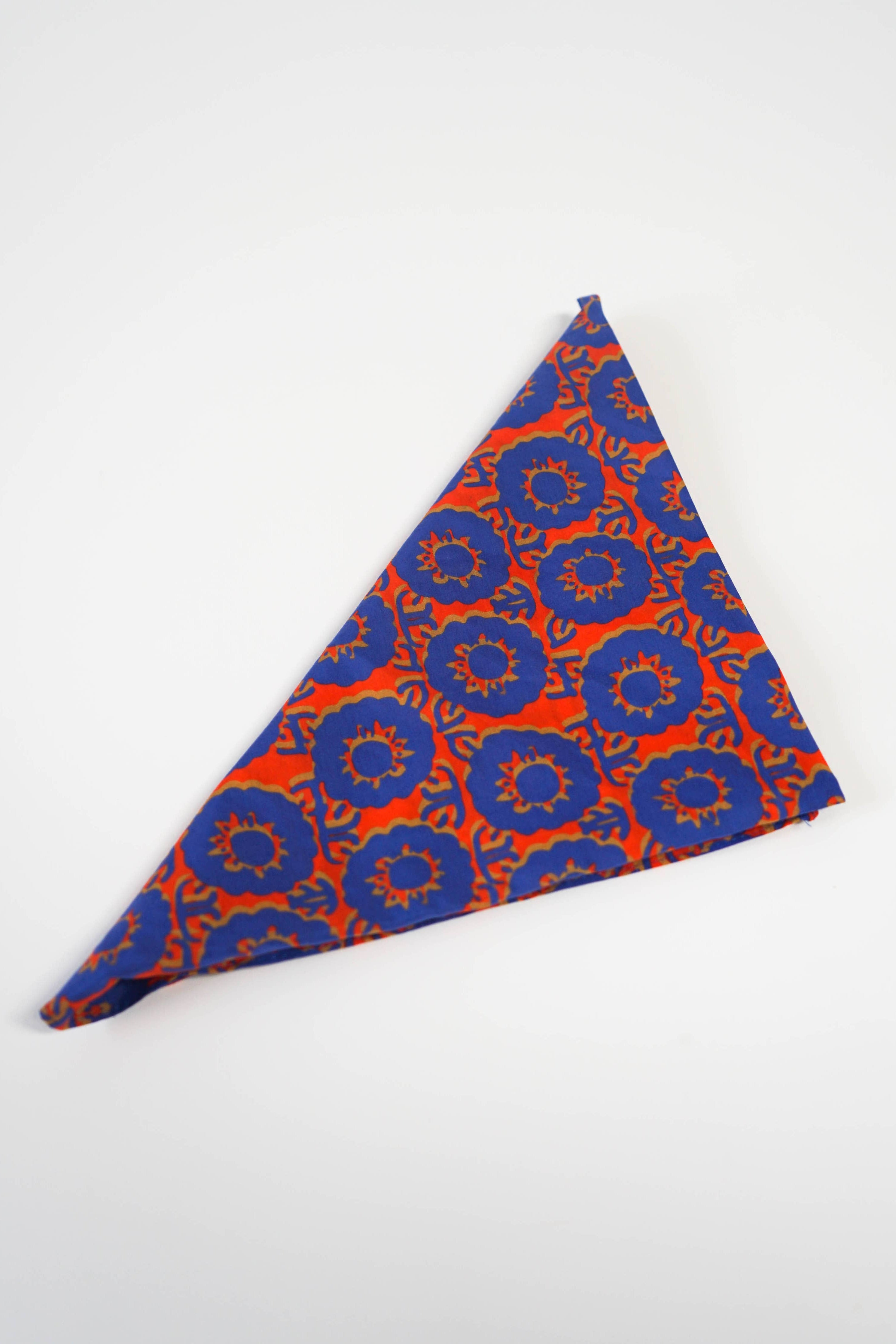 Folded Primary Garden Bandana by State The Label at Abacus Row Handmade Jewelry