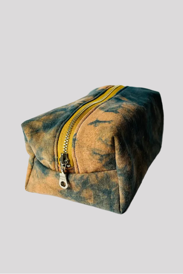 Autumn Earth Boxy Toiletries Bag by The Materials Design Co at Abacus Row Handmade Jewelry