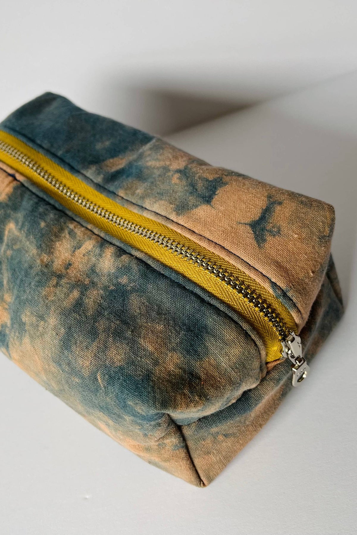 Autumn Earth Boxy Toiletries Bag Detail by The Materials Design Co at Abacus Row Handmade Jewelry