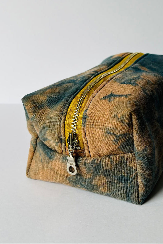 Autumn Earth Boxy Toiletries Bag by The Materials Design Co at Abacus Row