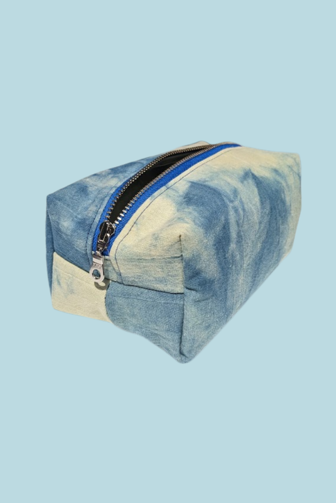 Light Green Boxy Toiletries Bag by The Materials Design Co at Abacus Row