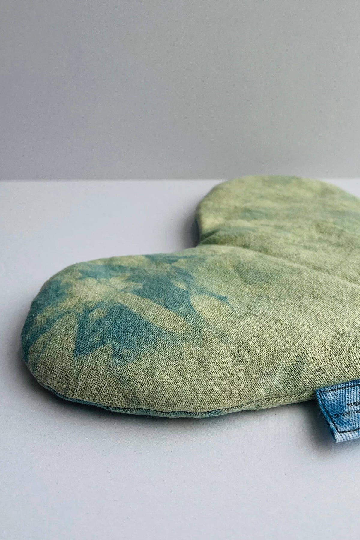 Soft Green Heart Eye Pillow by The Materials Design Co at Abacus Row Handmade Jewelry