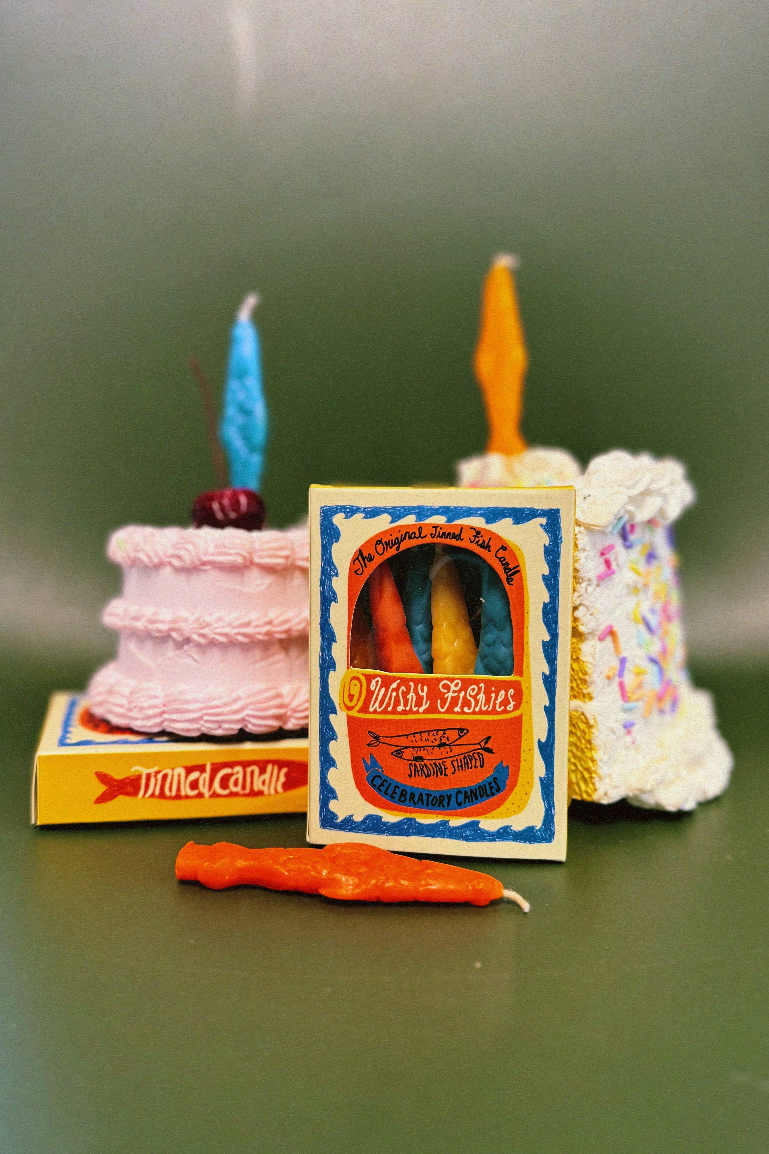Wishy Fishies Candles by Tinned Candle at Abacus Row