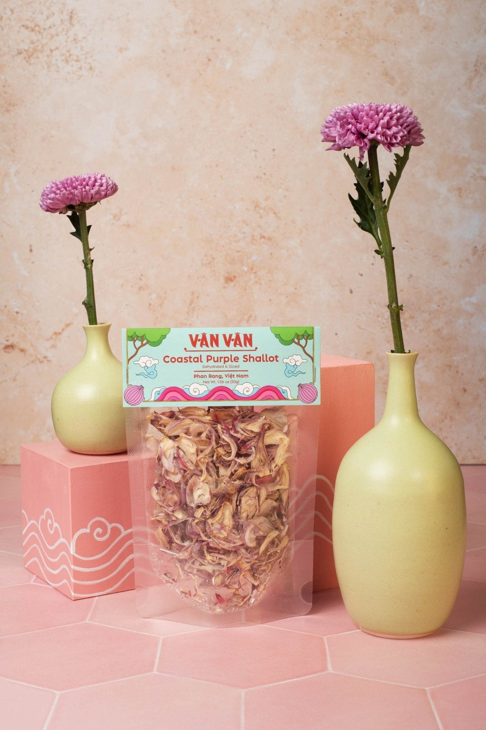 Coastal Purple Shallot by Vân Vân styled at Abacus Row Handmade Jewelry