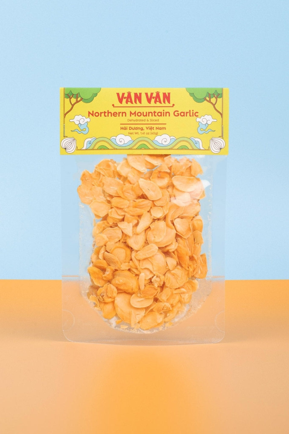 Sliced Northern Mountain Garlic by Vân Vân at Abacus Row Jewelry