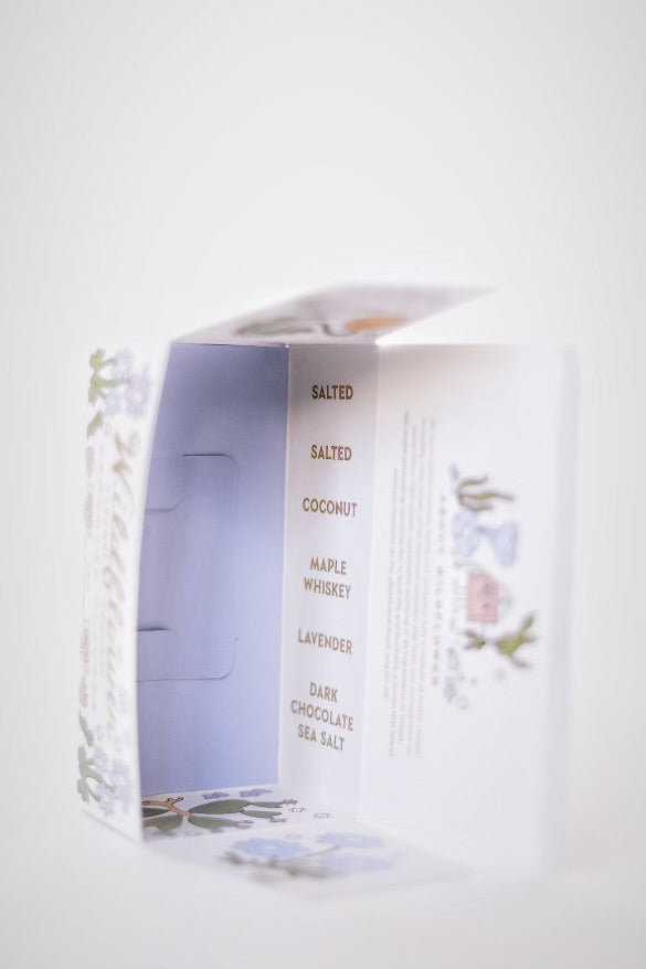 Assorted Caramels Box by Wildflower Caramel Co at Abacus Row