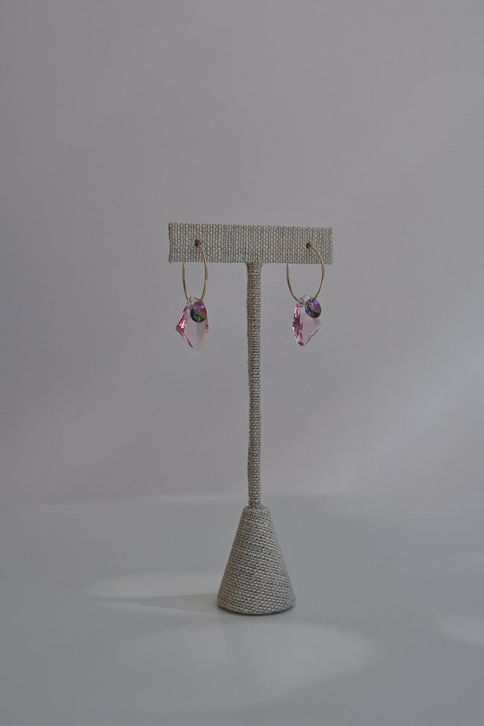 Iridescence Bellflower Earrings by Abacus Row Handmade Jewelry