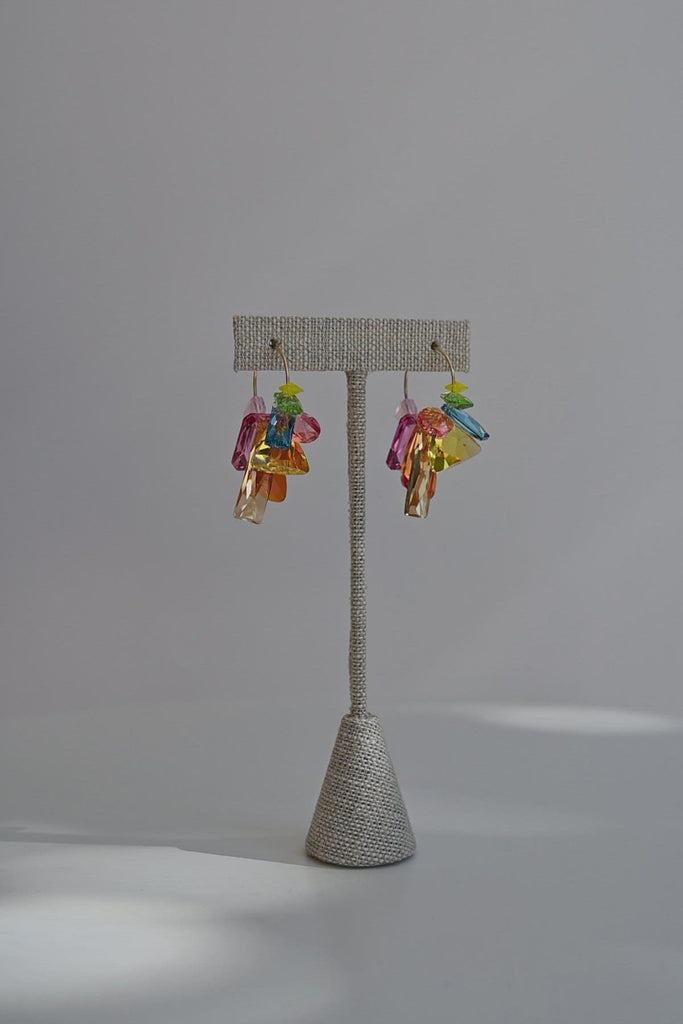 Zinnia Earrings by Abacus Row Handmade Jewelry