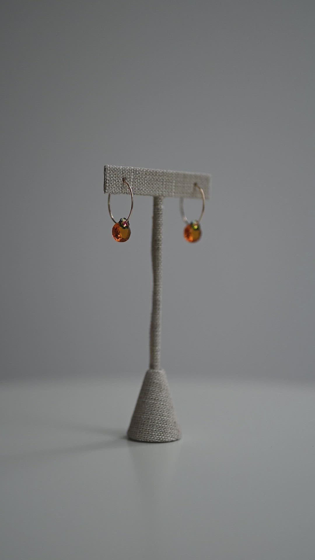 Mandarin Earrings at Abacus Row Handmade Jewelry