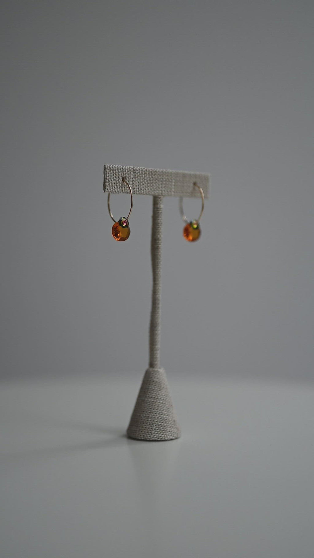 Mandarin Earrings at Abacus Row Handmade Jewelry