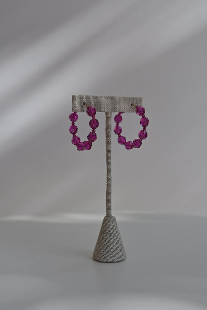 Bougainvillea Jiu Jiu Earrings by Abacus Row Handmade Jewelry