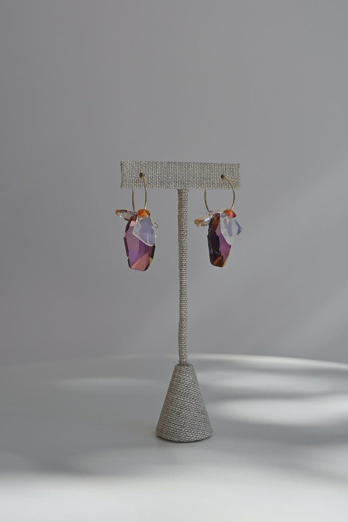 Protea Earrings No. 3 by Abacus Row Handmade Jewelry