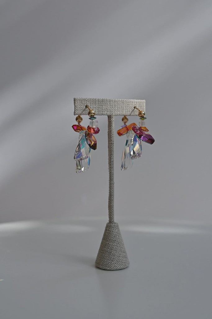 Lantana Earrings No. 2 by Abacus Row Handmade Jewelry
