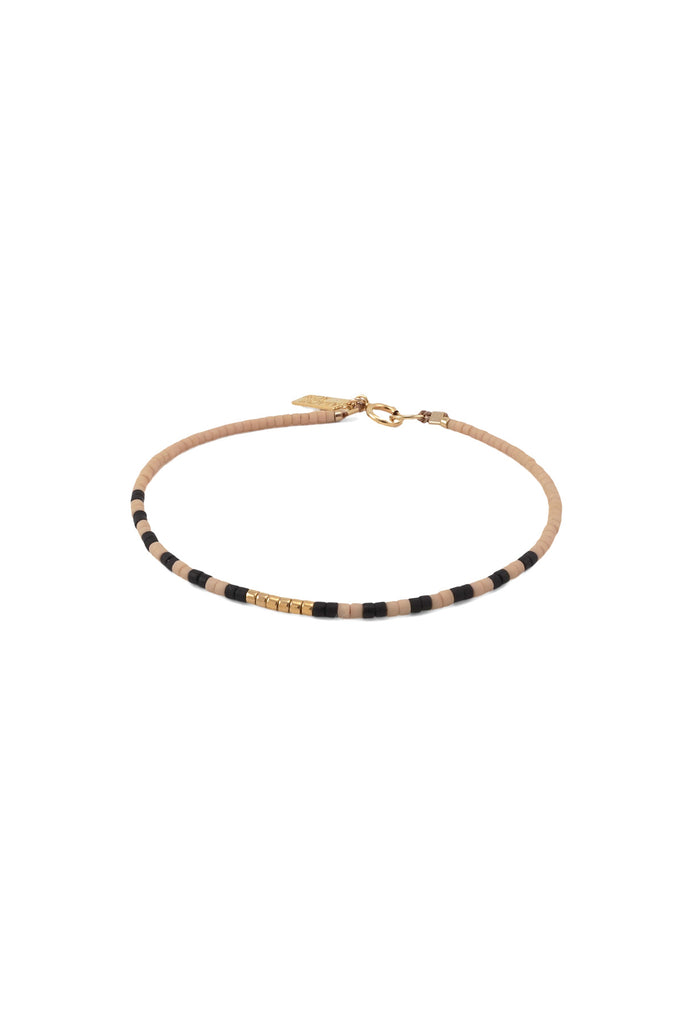 Tintina Bracelet, Pink Clay - Abacus Row Handmade Jewelry