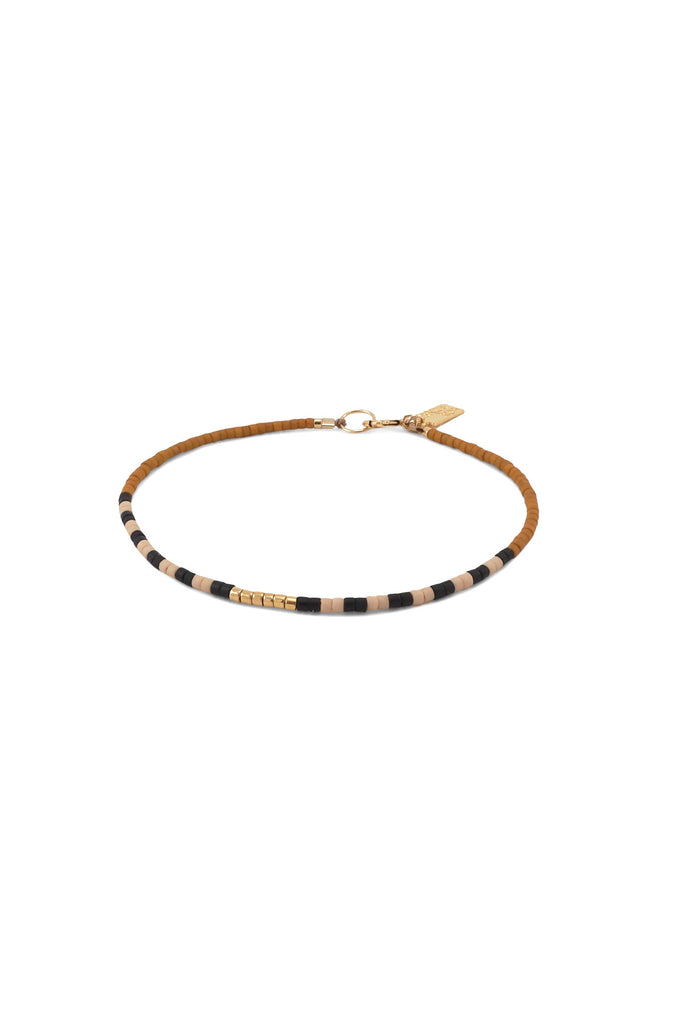 Altyn Bracelet, Pink Clay - Abacus Row Handmade Jewelry