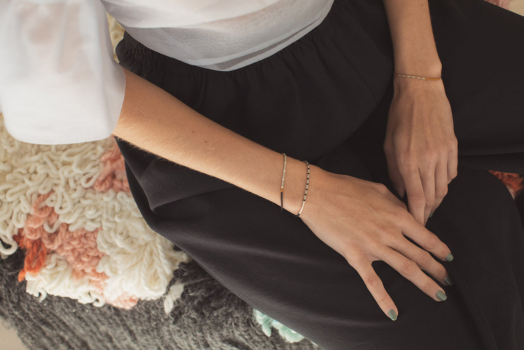 Craven Bracelet, Cloudscape - Abacus Row Handmade Jewelry