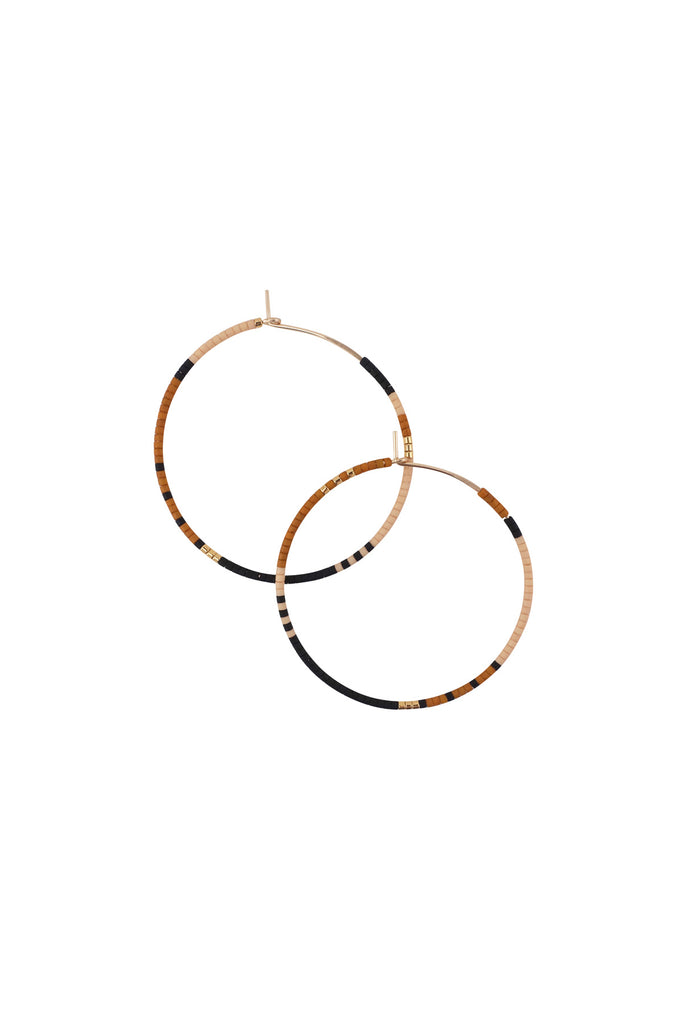 WS - Delfi Hoops, Pink Clay - Large