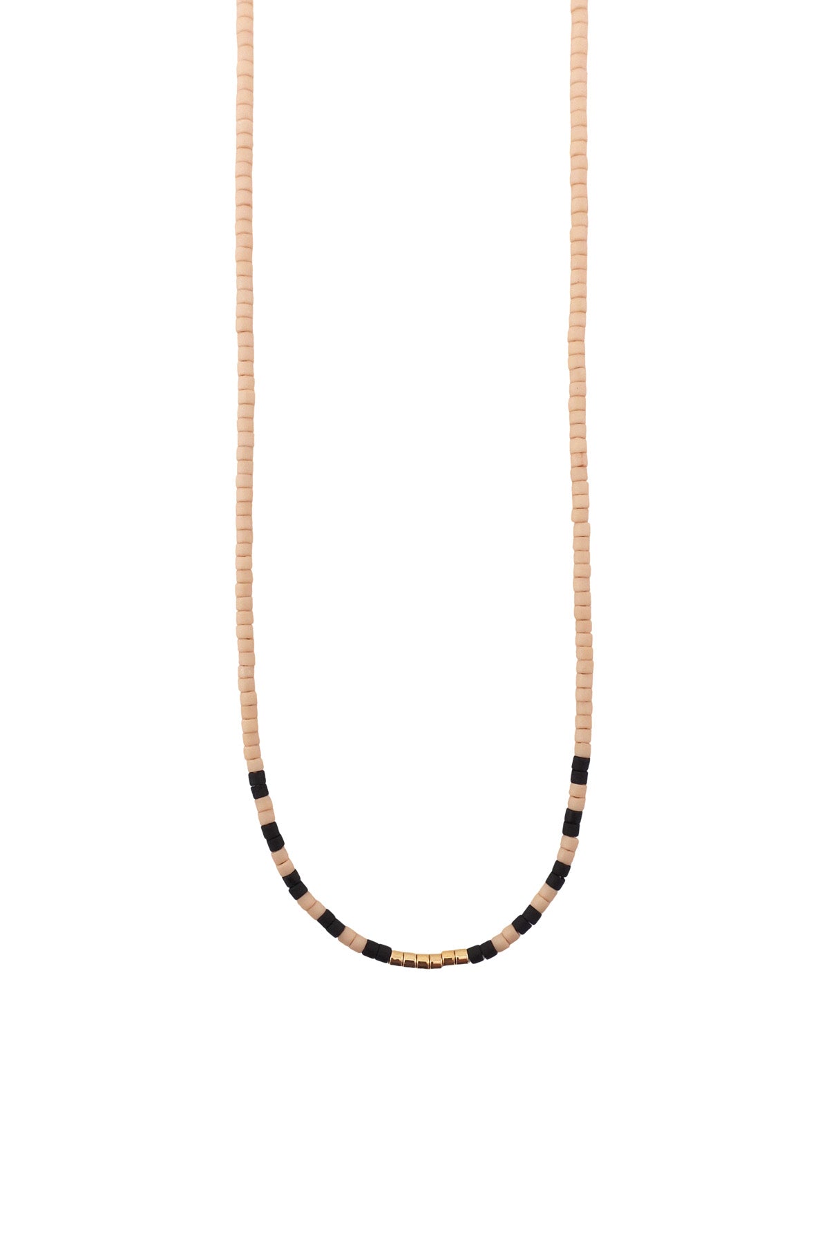 Aspy Necklace, Pink Clay - Abacus Row Handmade Jewelry