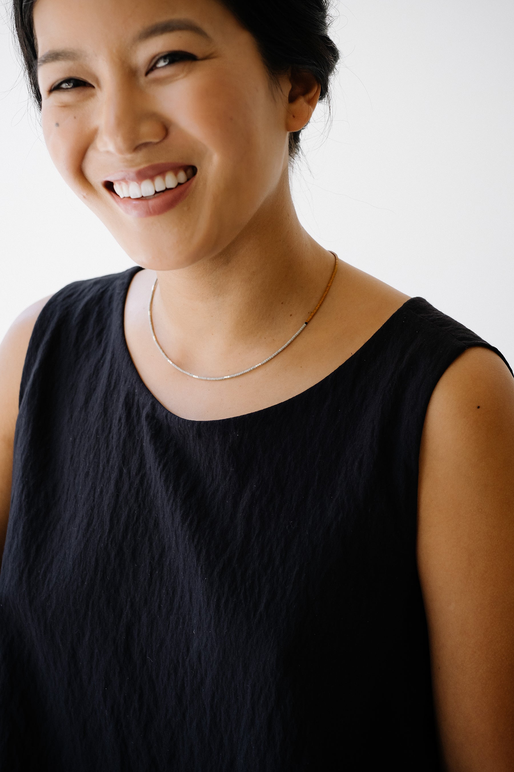 Kern Necklace, Cloudscape - Abacus Row Handmade Jewelry