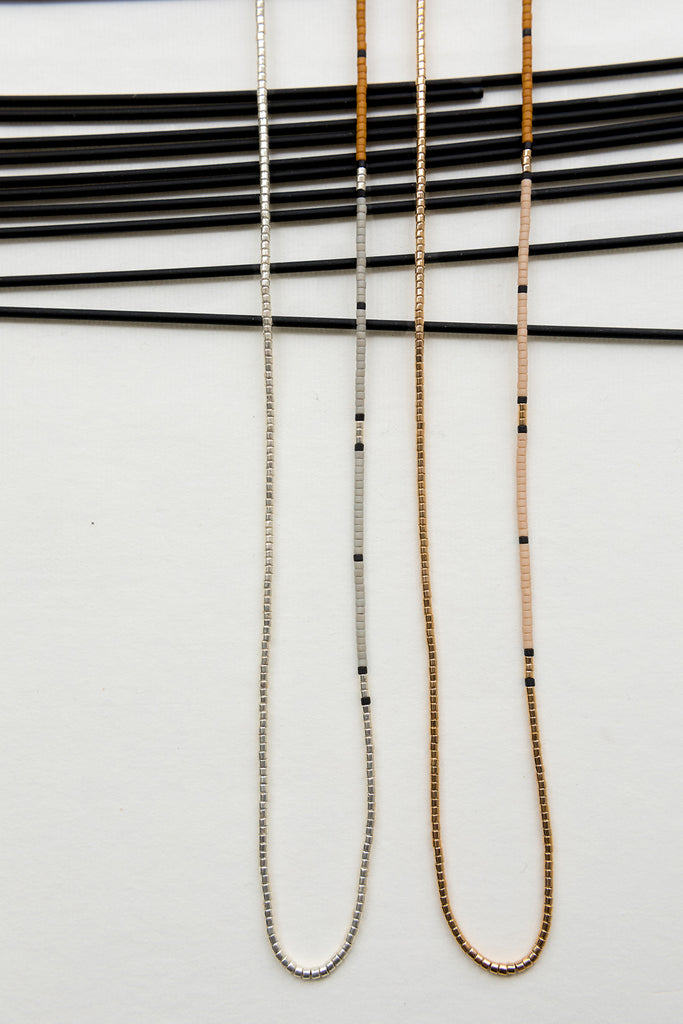 Ballenas Necklaces, Alluvial Collection - Abacus Row Handmade Jewelry