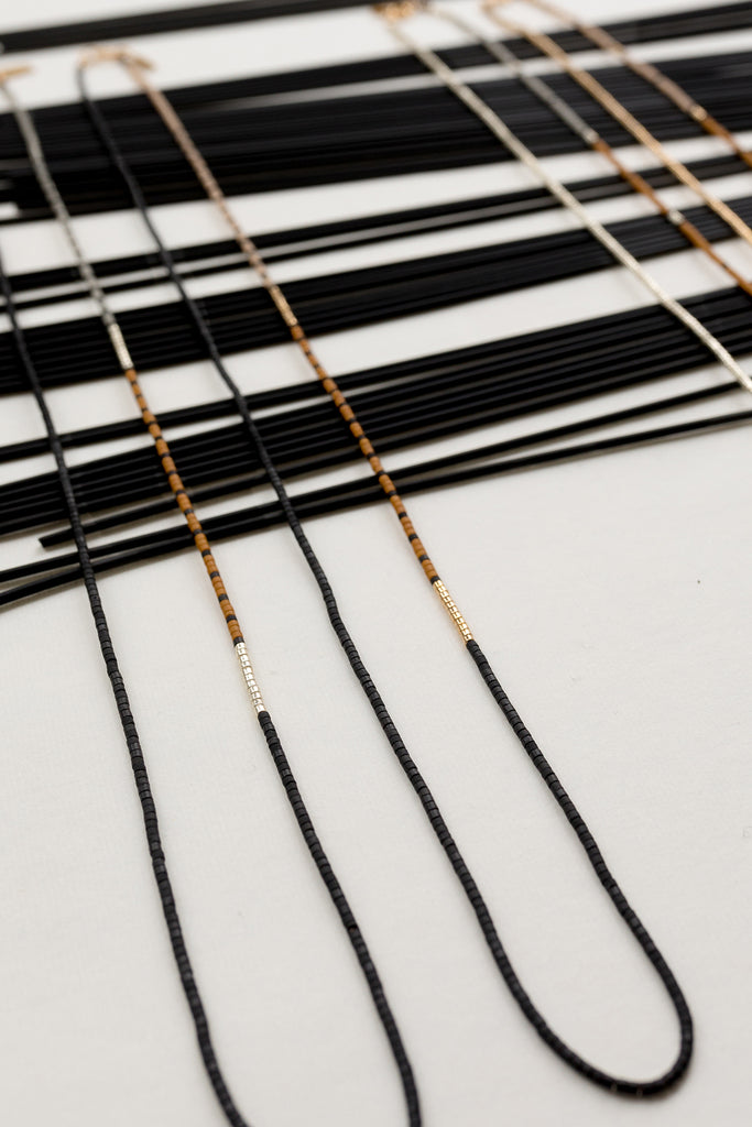 Eltanin Necklaces, Alluvial Collection - Abacus Row Handmade Jewelry