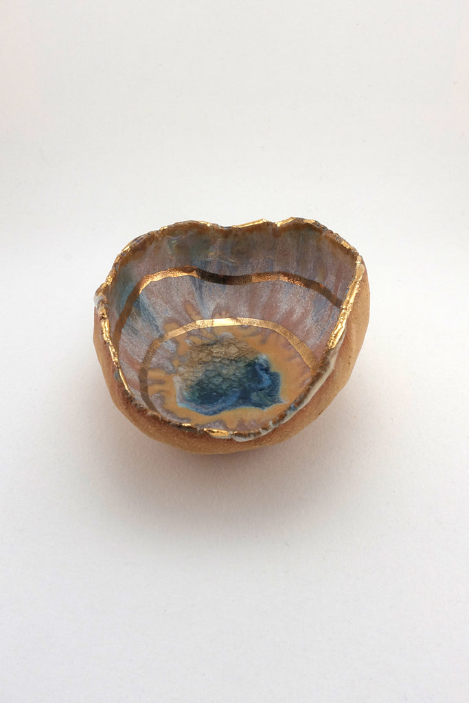 Minh Singer Iceland Blue Lagoon Dish Gold Extra Small