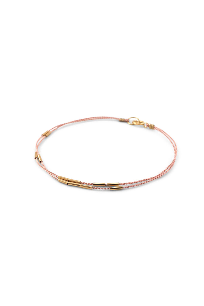 Andromeda Bracelet, blush - Abacus Row Handmade Jewelry